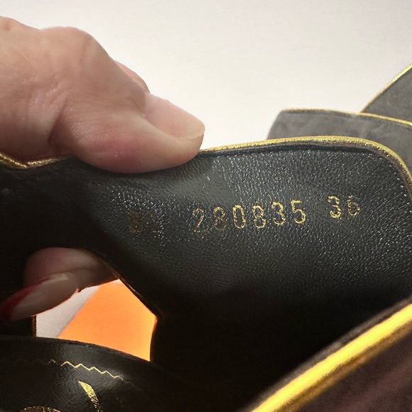 YSL Suede and Metalic Wedge - Picture 2 of 5